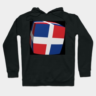 Dominican Republic Flag cubed. Hoodie